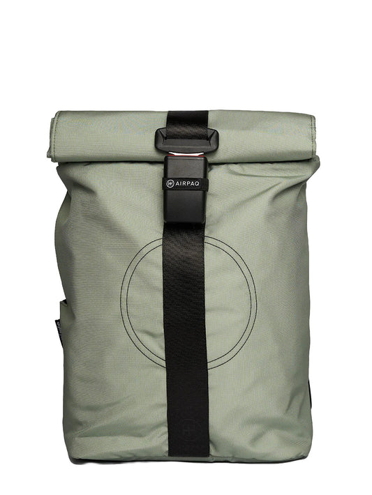 Airpaq Backpack Rolltop - mint Printed 