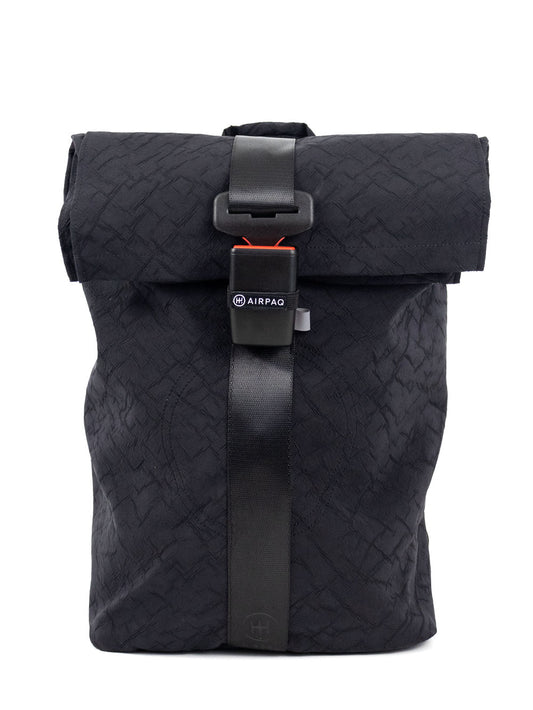 Airpaq backpack roll top - colored black 