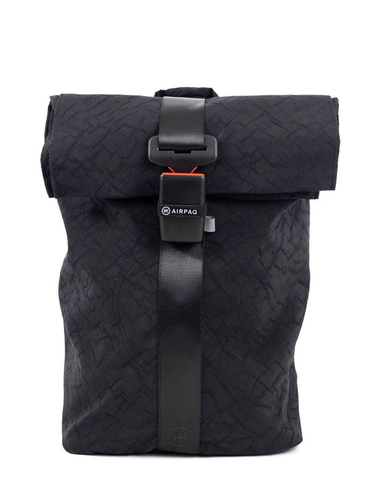 Airpaq backpack roll top - colored black 