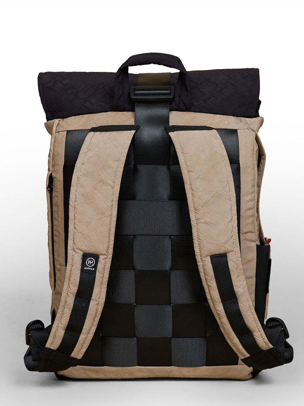 Airpaq Rucksack Rolltop - beige - Bina Pfote