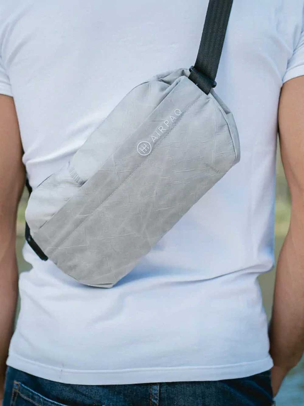Airpaq Sling Baq Grau Gefärbt