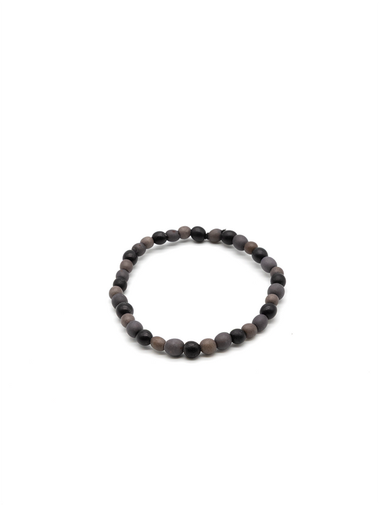 Armband Chirapu Dunkelgrau Mix - aus den Chirilla-Samen von La Tagua