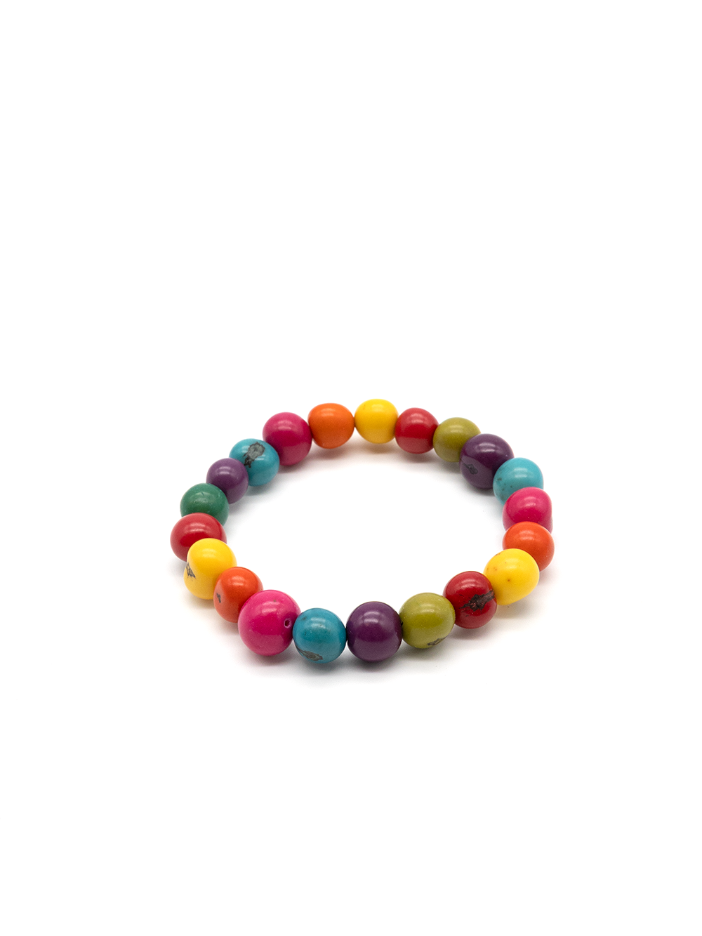 Armband Azaipu Bunt - aus den Azai Palmensamen von La Tagua