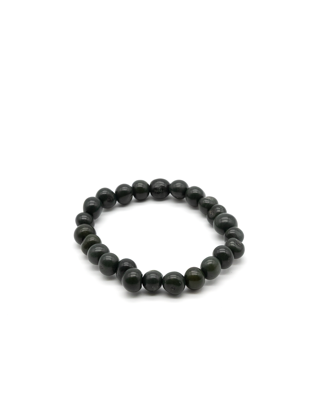 Armband Azaipu Dunkelgrün - aus den Azai Palmensamen von La Tagua