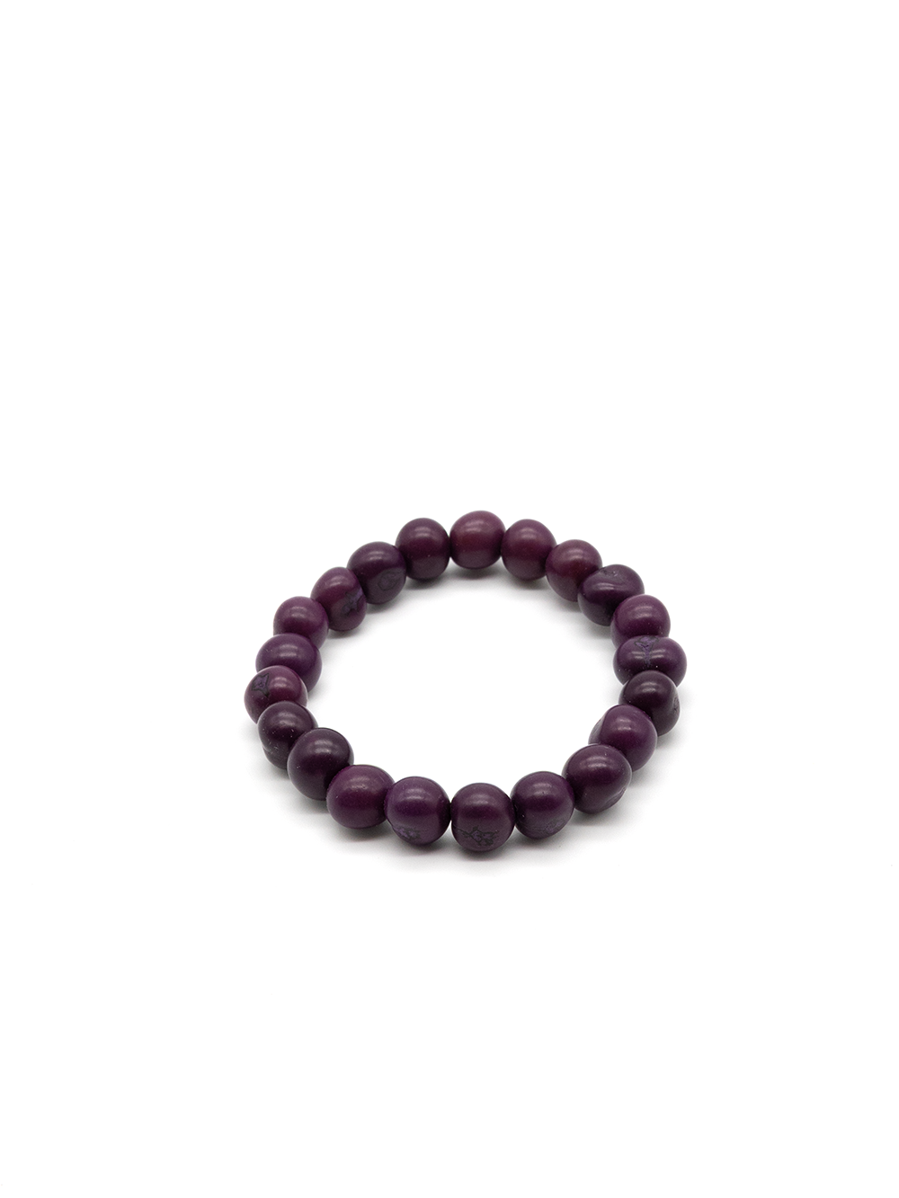 Armband Azaipu Dunkellila - aus den Azai Palmensamen von La Tagua