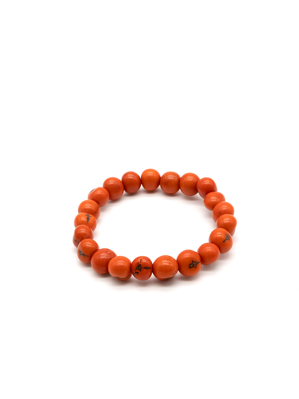 Armband Azaipu Orange - aus den Azai Palmensamen von La Tagua