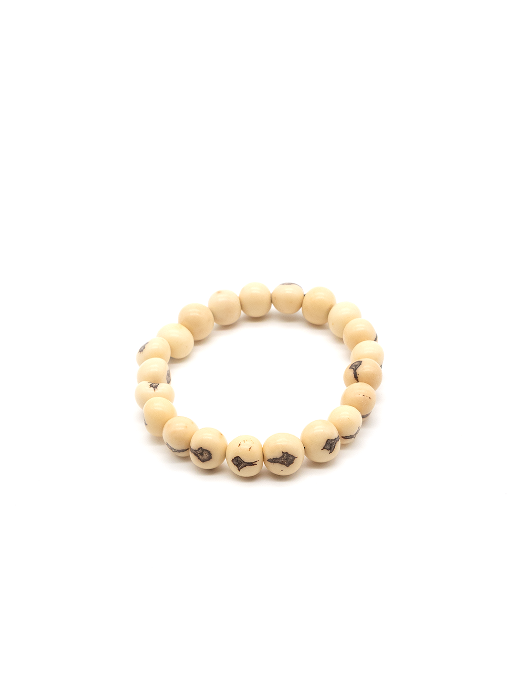 Armband Azaipu Natur Weiss - aus den Azai Palmensamen von La Tagua