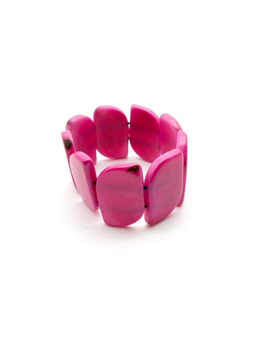 Armband Ecoapu Rosa - La Tagua Nuss