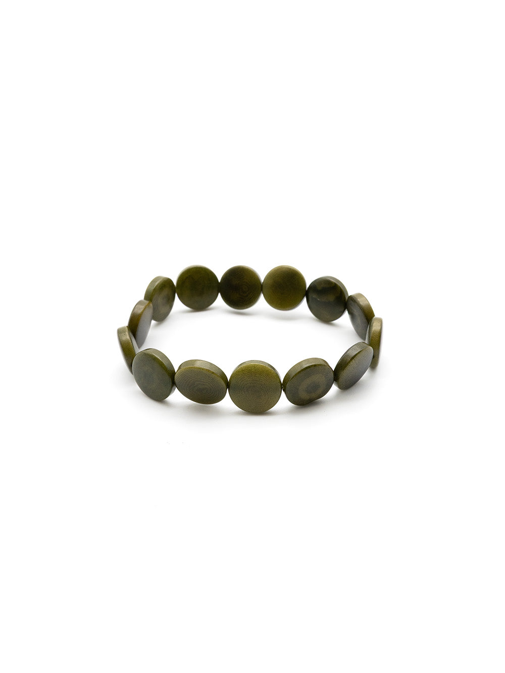Armband Fichipu Olive - La Tagua Nuss
