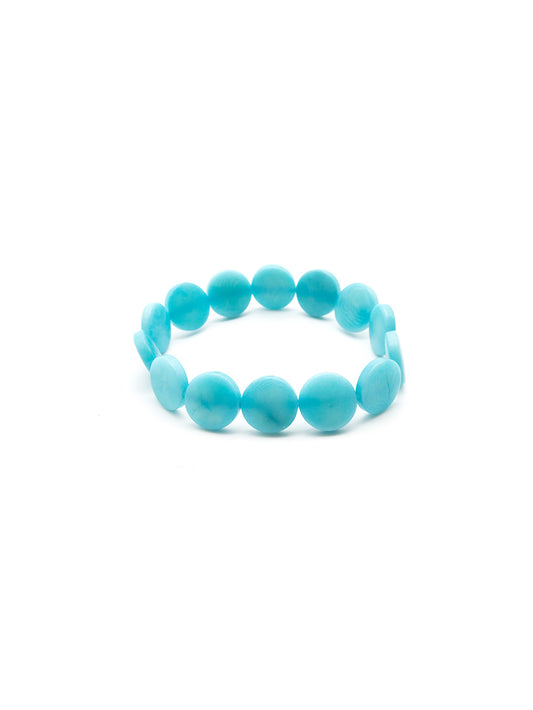 Armband Fichipu Türkis - La Tagua Nuss