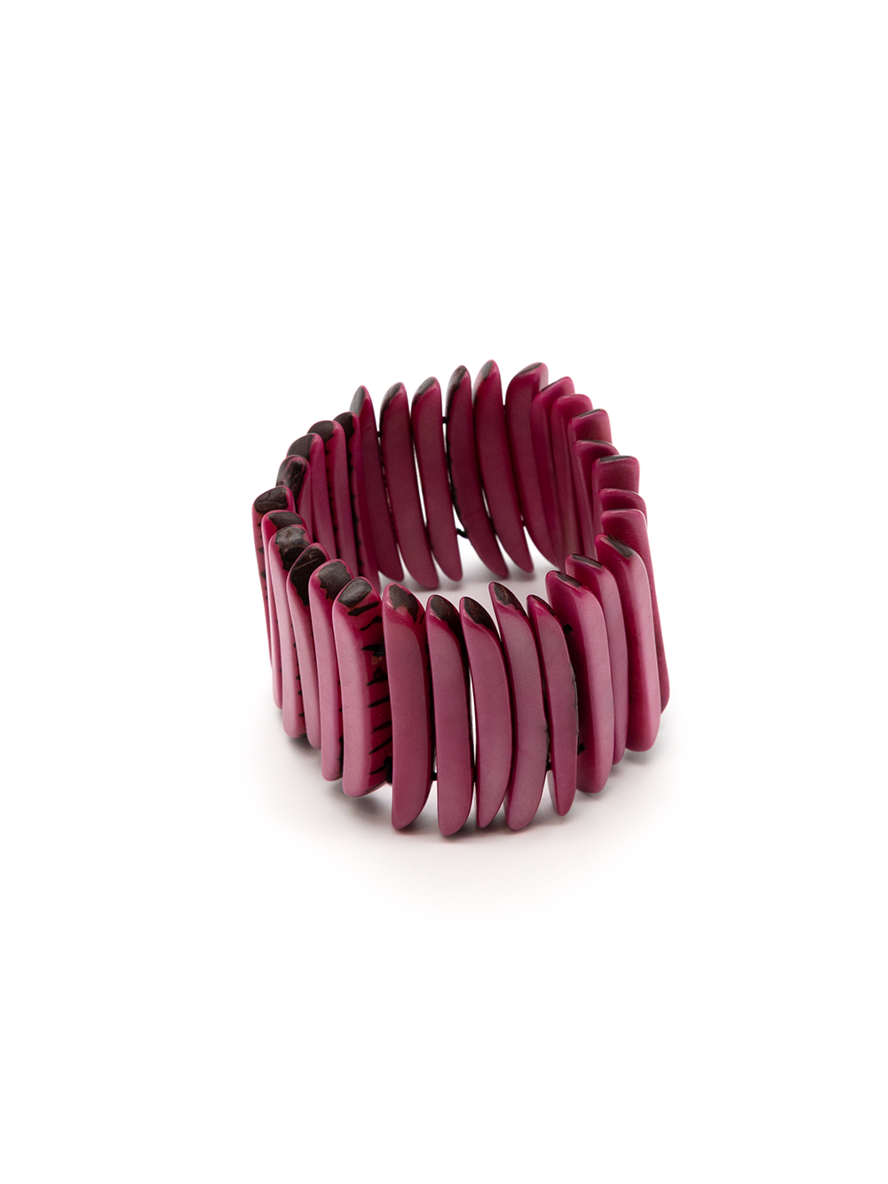 Armband Palitos Fuchsiarot - La Tagua Nuss