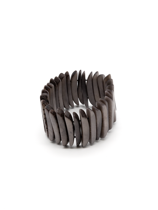 Armband Palitos Grau - La Tagua Nuss