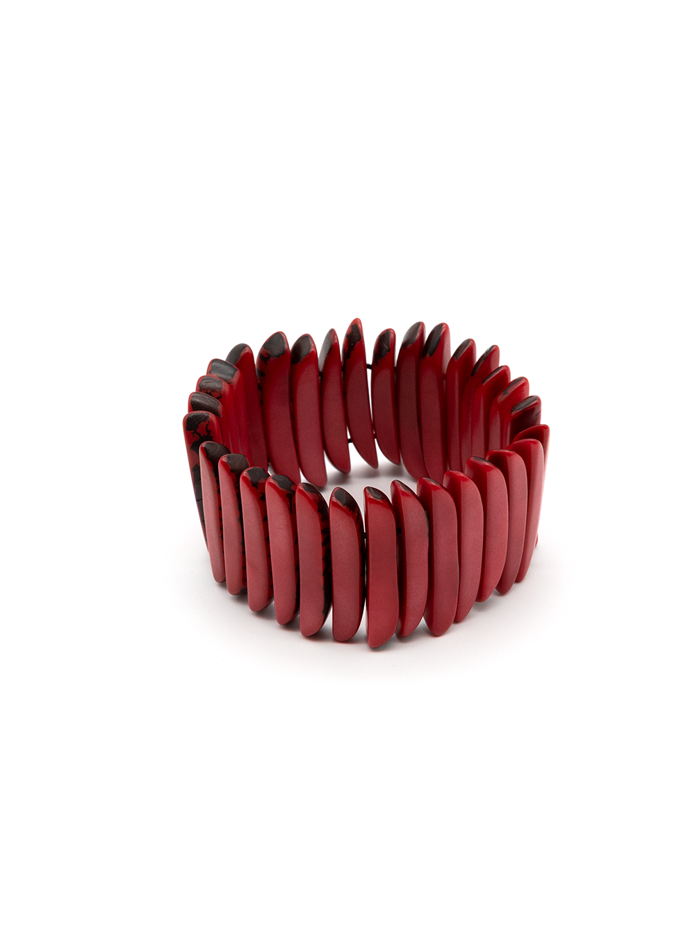 Armband Palitos Rot - La Tagua Nuss
