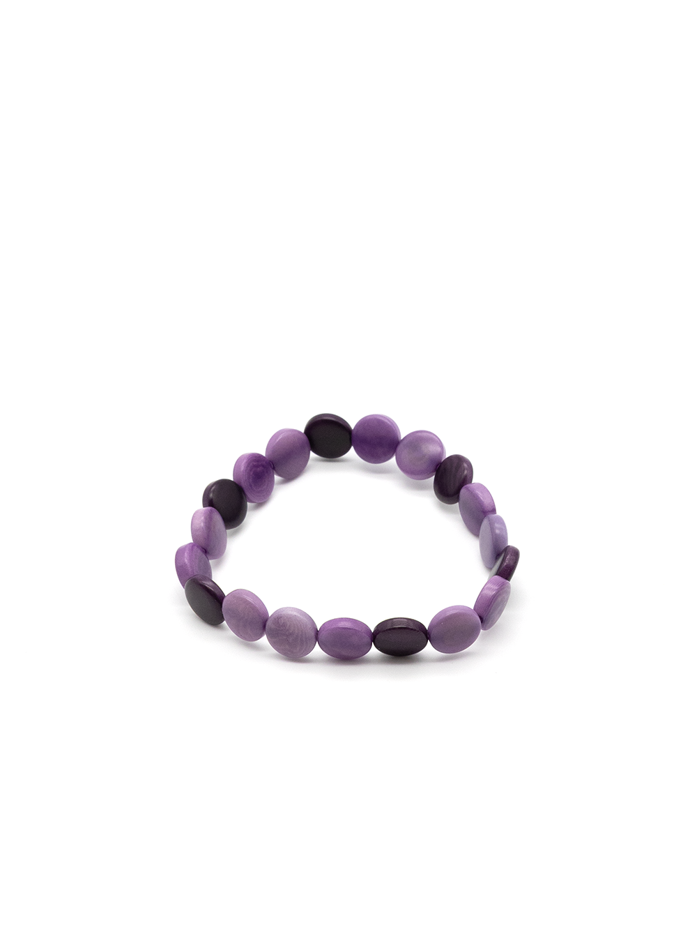 Armband Pitipu Lila Mix - La Tagua Nuss
