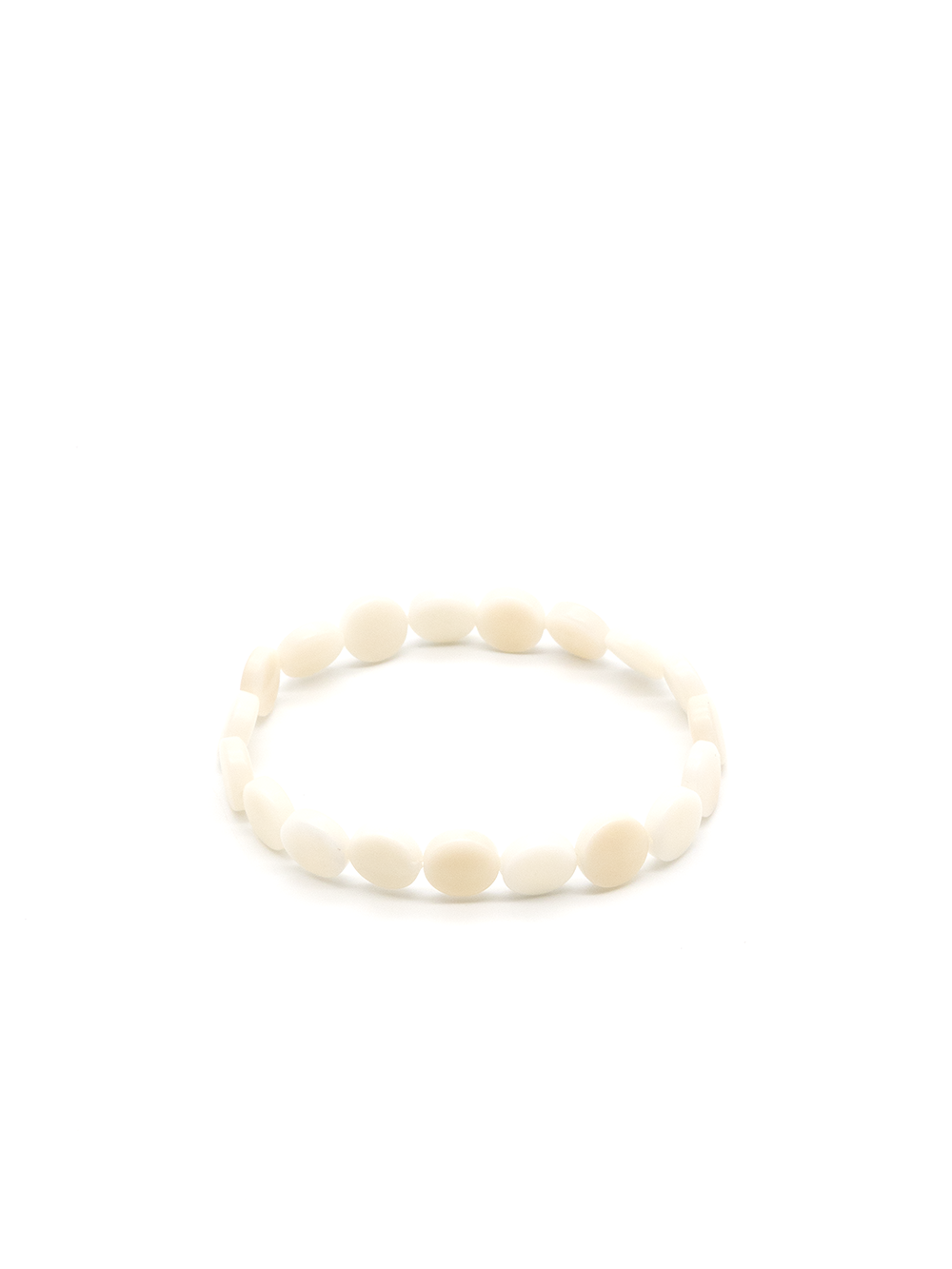Armband Pitipu Weiss - La Tagua Nuss