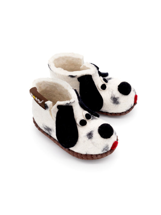 Mini mongs Dalmatiner - Kinderhausschuhe/Kinderpantoffeln