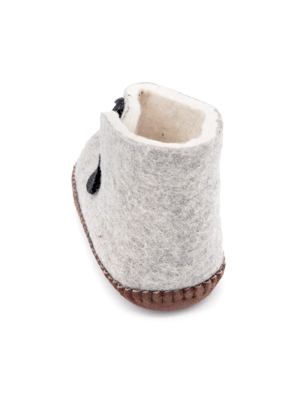 Mongs children's slippers dog grey