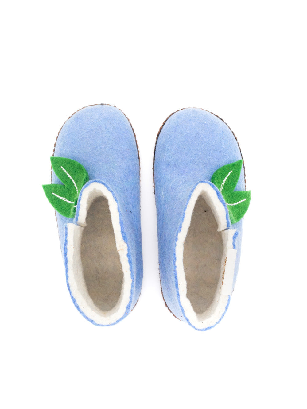 Baby Mongs light blue - baby slippers