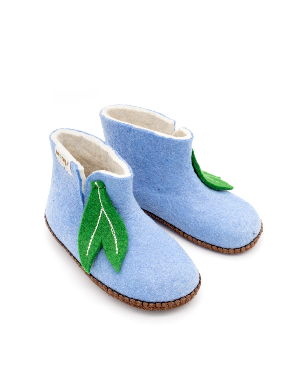 Baby Mongs light blue - baby slippers