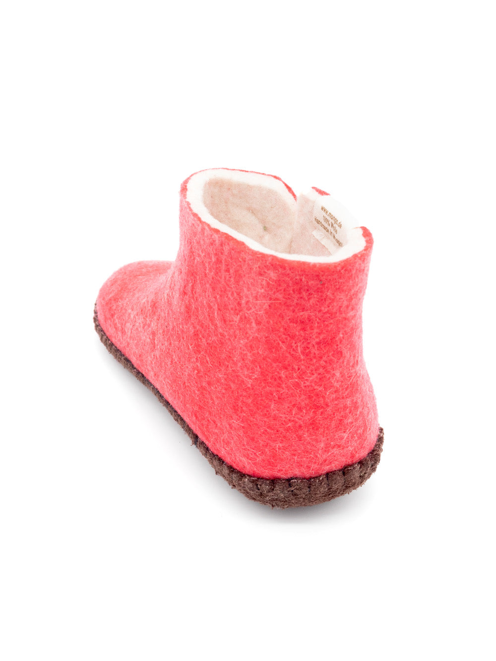 Baby Mongs pink - children's felt slippers