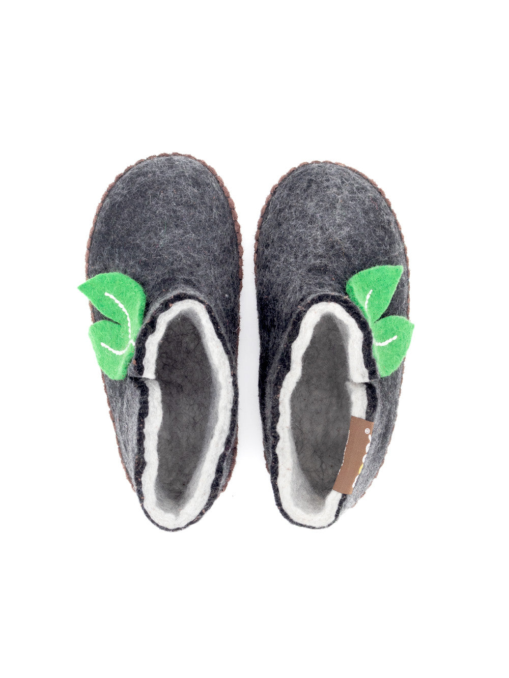 Baby Mongs black - children's slippers