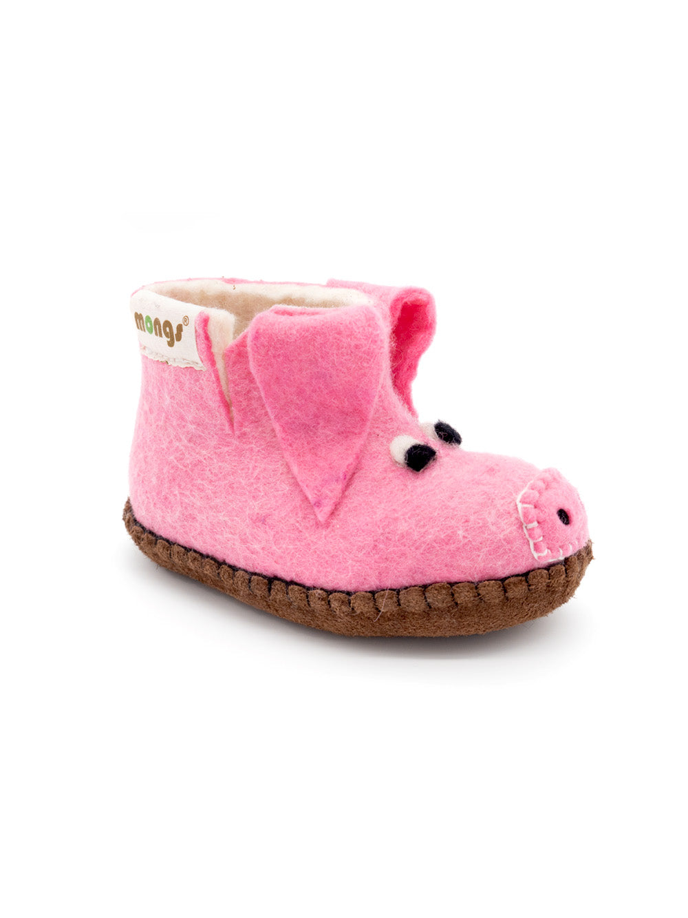 Baby Mongs Piggy rosa - Babyschuhe / Krabbelschuhe