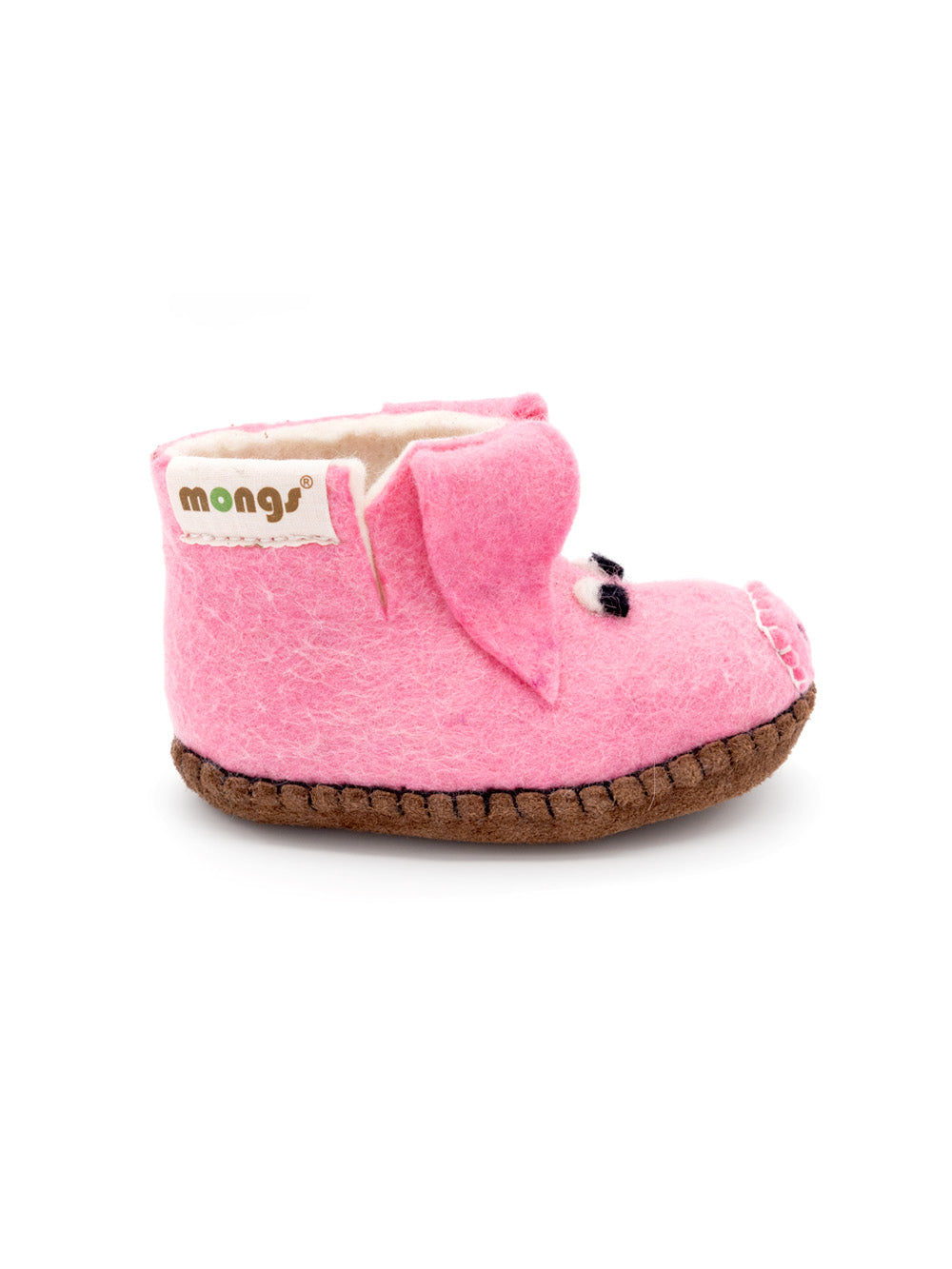 Baby Mongs Piggy rosa - Babyschuhe / Krabbelschuhe