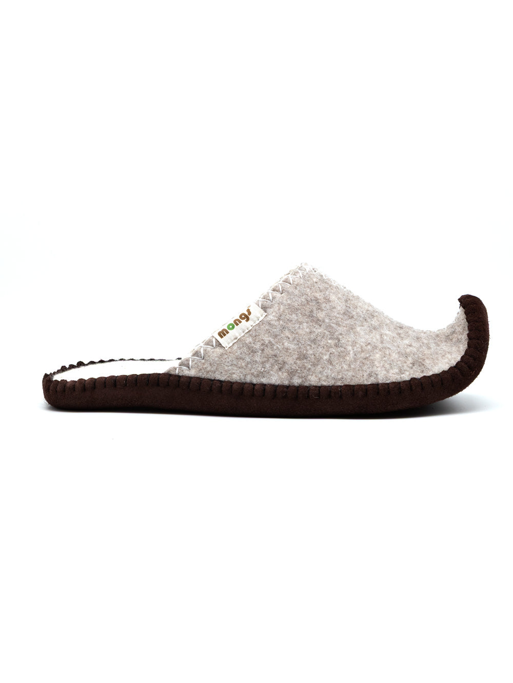  Hausschuh aladin aus natur Merinowolle – fair produziert in der Mongolei