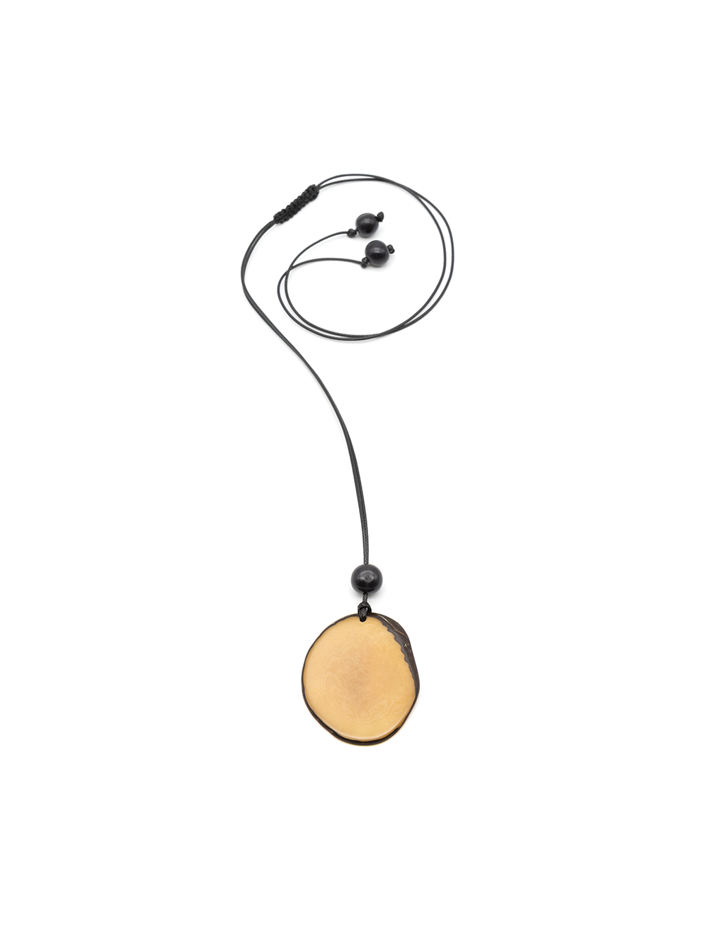 Halskette Laura Beige - La Tagua Nuss