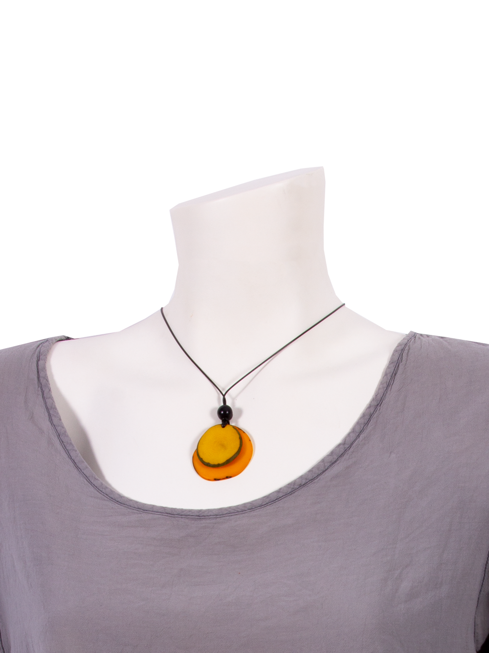 Necklace Chiloete orange/yellow