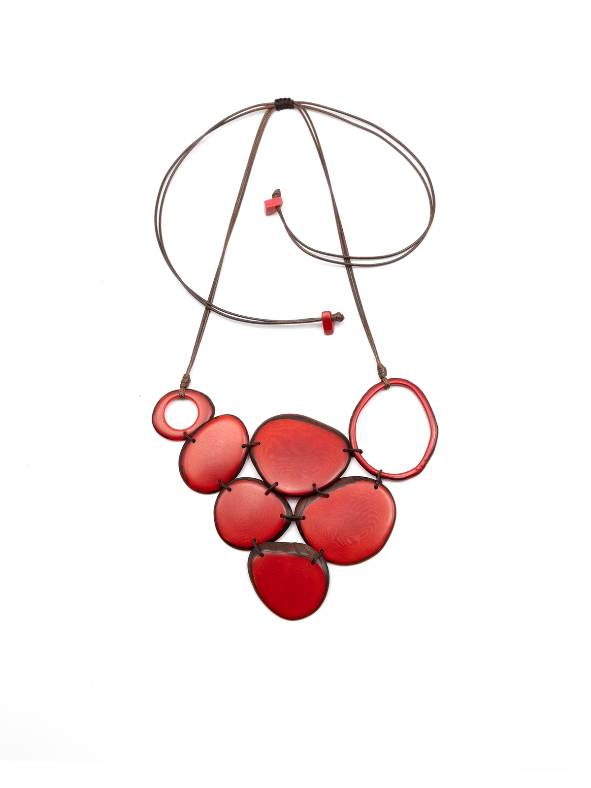 Collar Clau Rojo - Nuez de Tagua