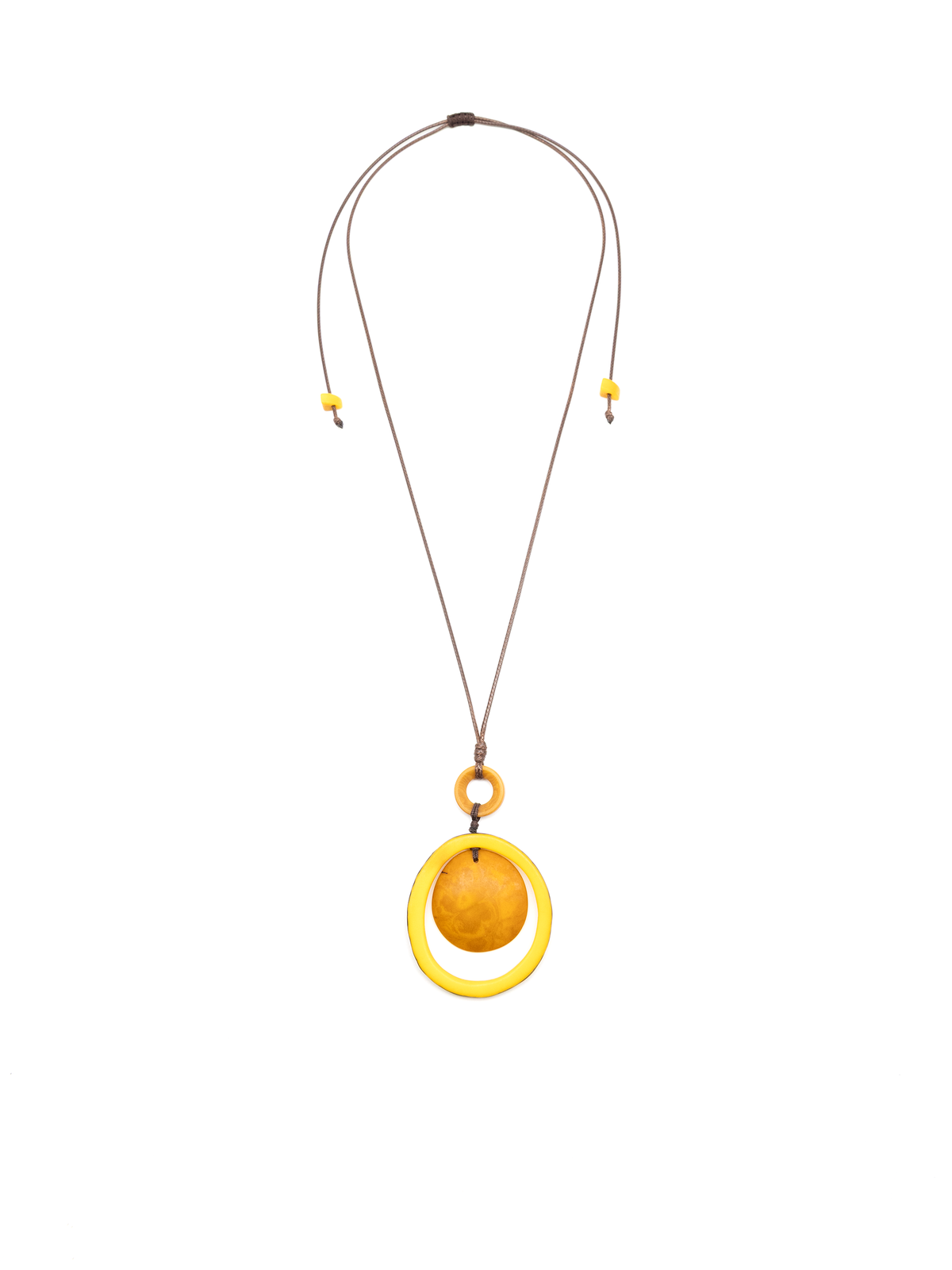 Collar Saya amarillo - La Tagua Nuss