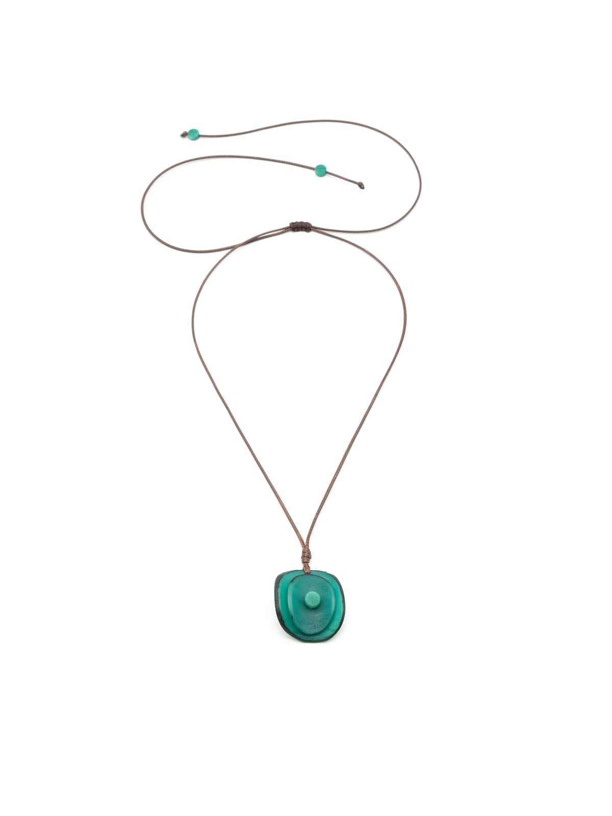 Halskette Zaina Mint - La Tagua Nuss