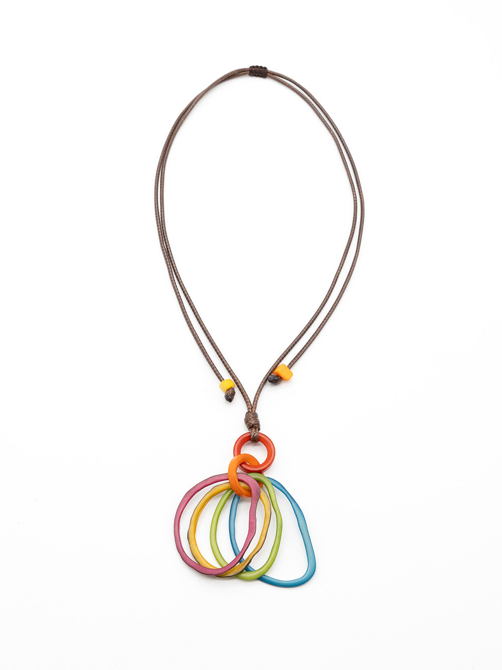 Halskette Lina Bunt - La Tagua Nuss