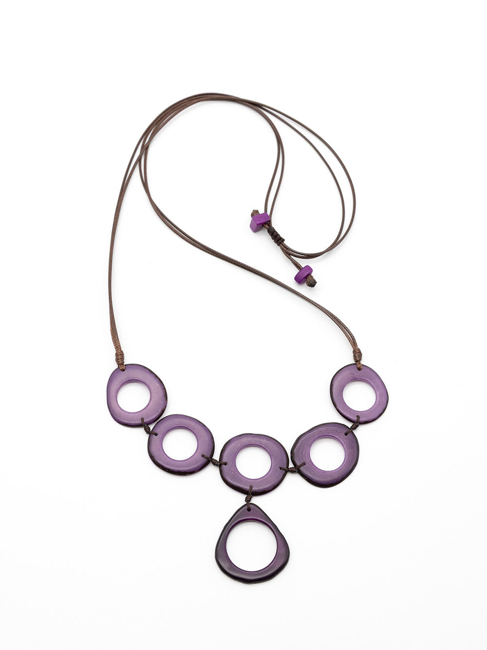 Halskette Lucia Lila - La Tagua Nuss