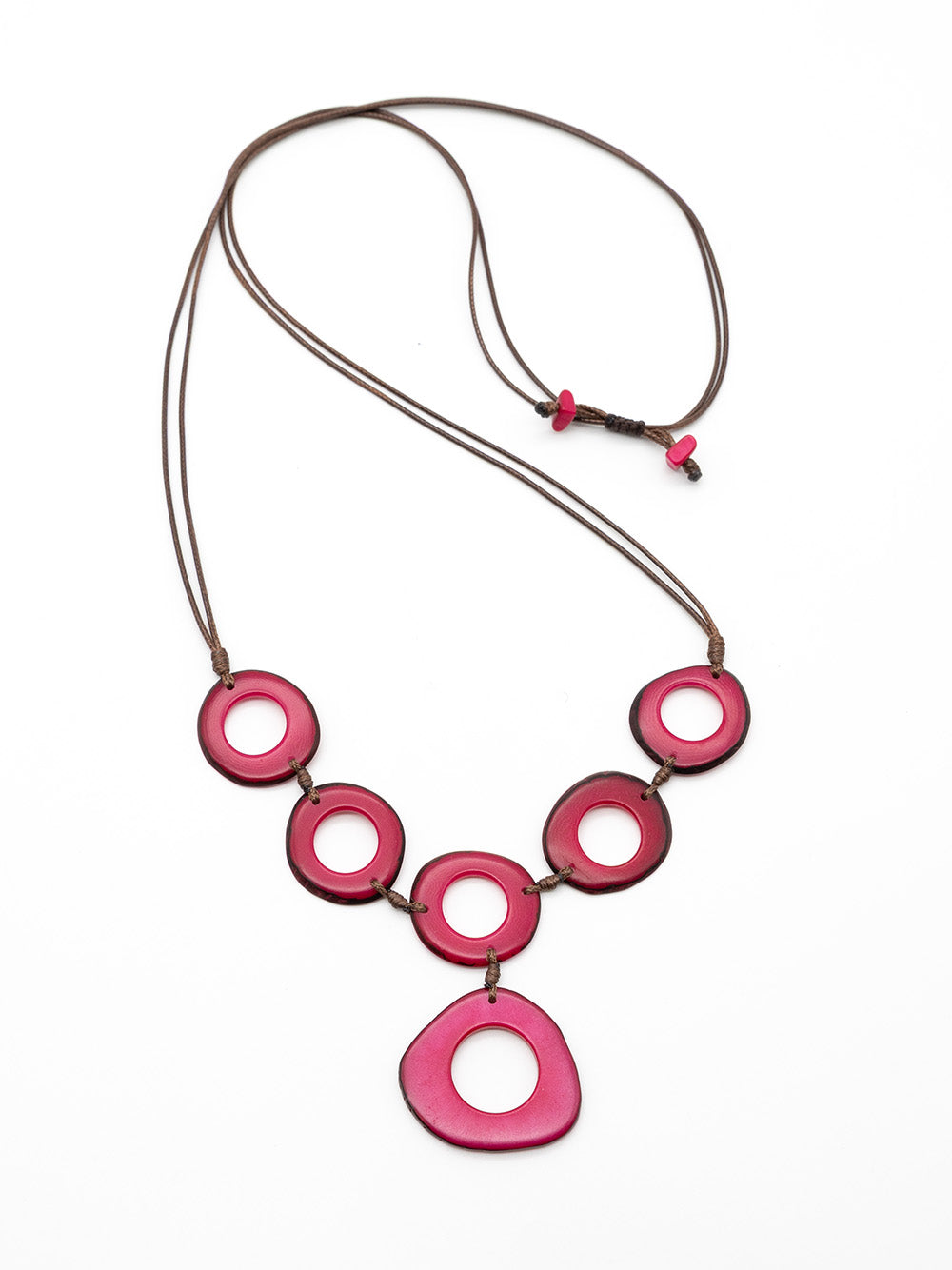 Halskette Lucia Pink - La Tagua Nuss