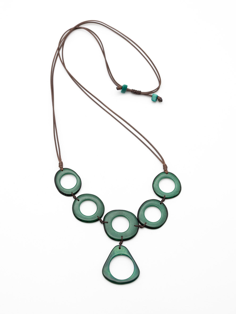 Halskette Lucia Smaragd - La Tagua Nuss