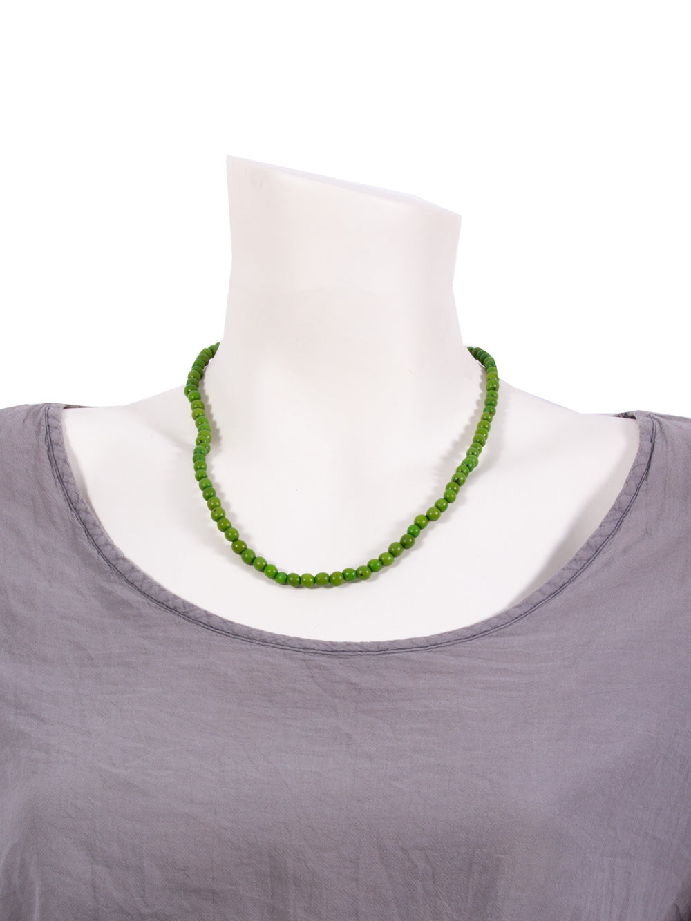 Halskette Chira apfelgrün - aus den Chirilla-Samen von La Tagua