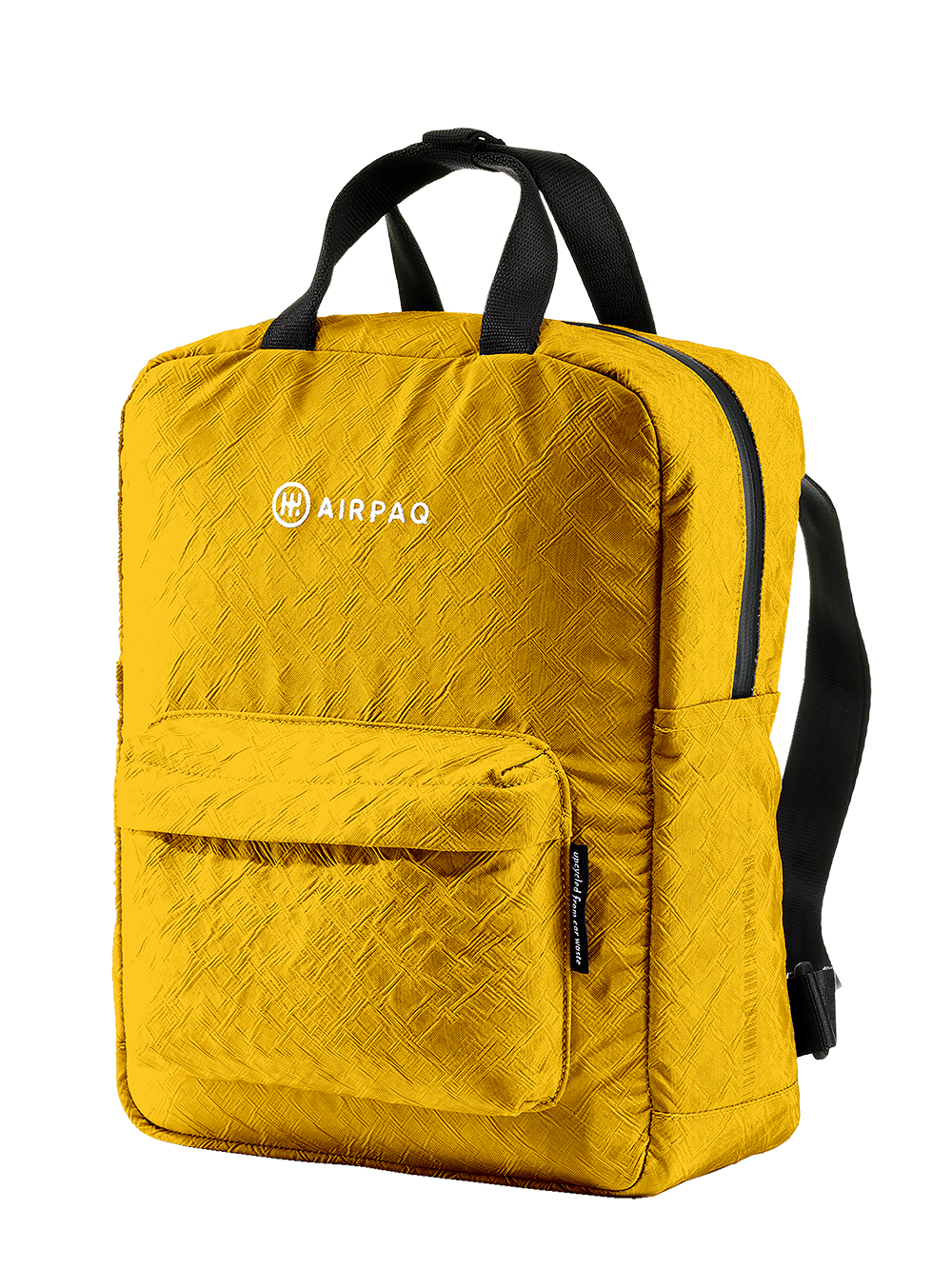 Airpaq Rucksack Qube - gelb gefärbt