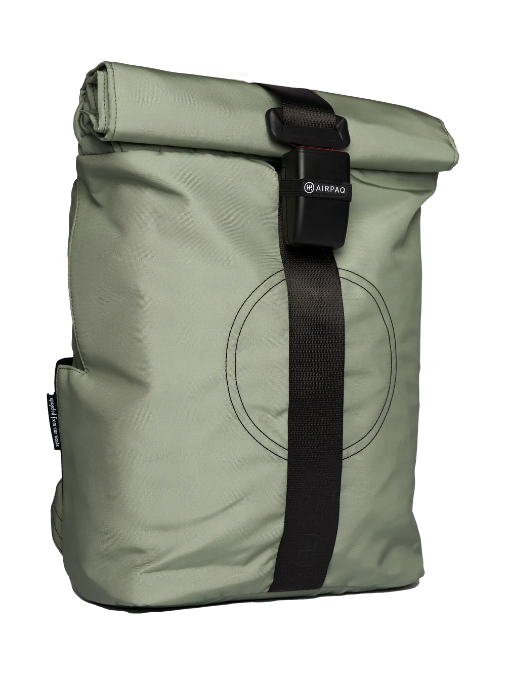 Airpaq Backpack Rolltop - mint Printed 