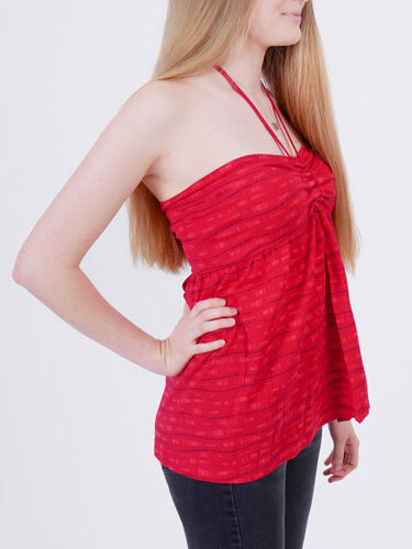 Top and skirt in one made of organic cotton chili