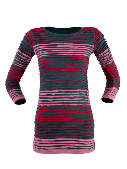 Body-hugging mini dress with long sleeves M