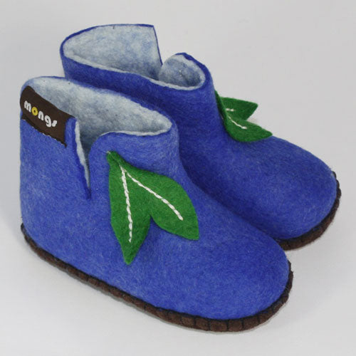 Baby Mongs blue - children's slippers