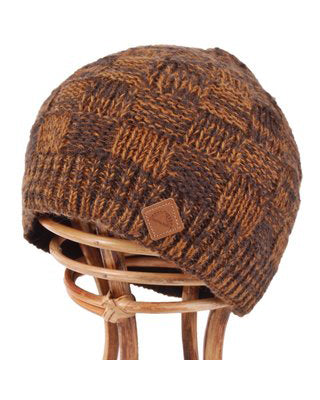Brown wool hat